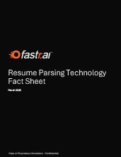 PDF Resume Parsing Technology Fact Sheet